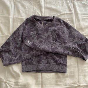 Gymshark Purple Camo seamless long sleeve